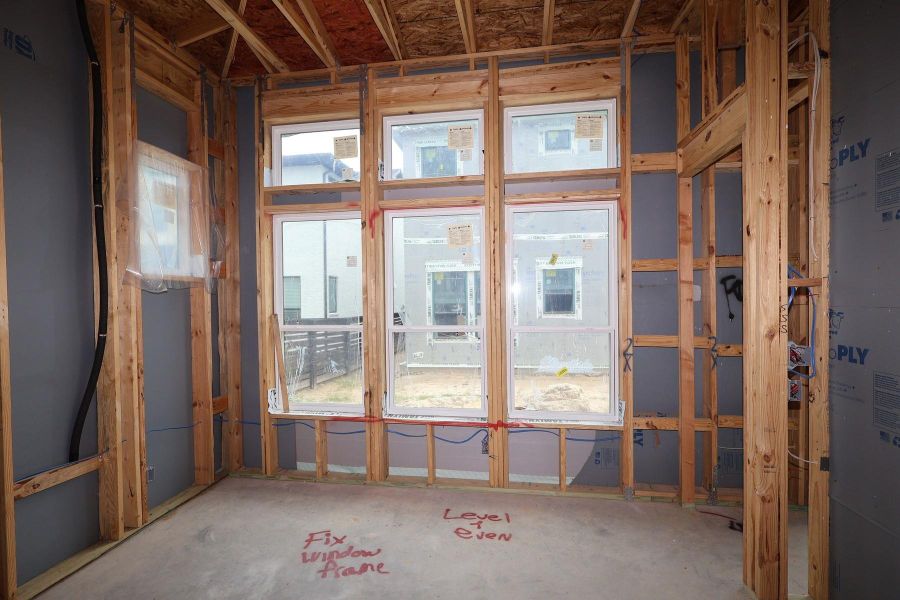 In-progress construction of a new home in , Cypress, TX (Image 4).