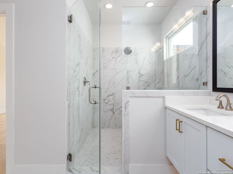 Furnished interior view inside a new home in Victoria Commons, San Antonio (Image 11).