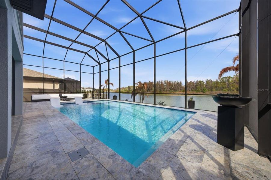 Exterior details and patio area of a home in Whispering Oaks Preserve, Wesley Chapel (Image 39). Exterior details and patio area of a home in Whispering Oaks Preserve, Wesley Chapel (Image 39).