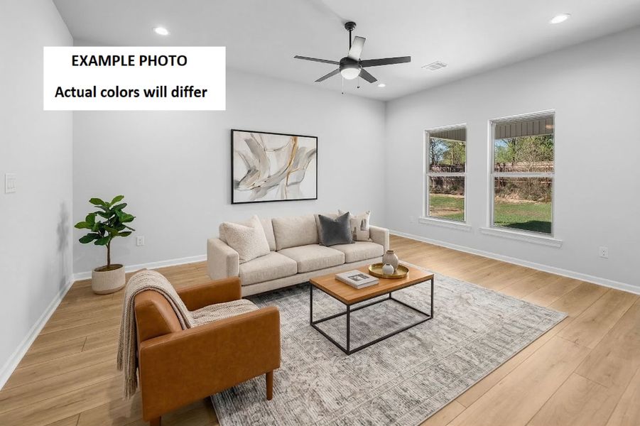 Furnished interior view inside a new home in Eagle Pointe, Pensacola (Image 3).