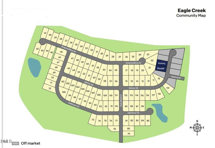 Eagle Creek Site Map