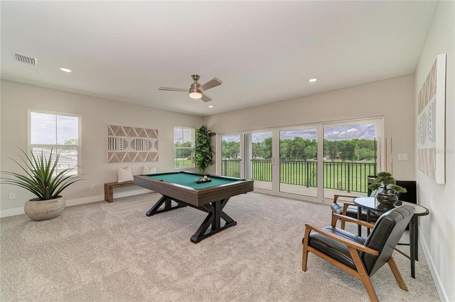 Furnished interior view inside a new home in Barrington Preserve, Parrish (Image 43).