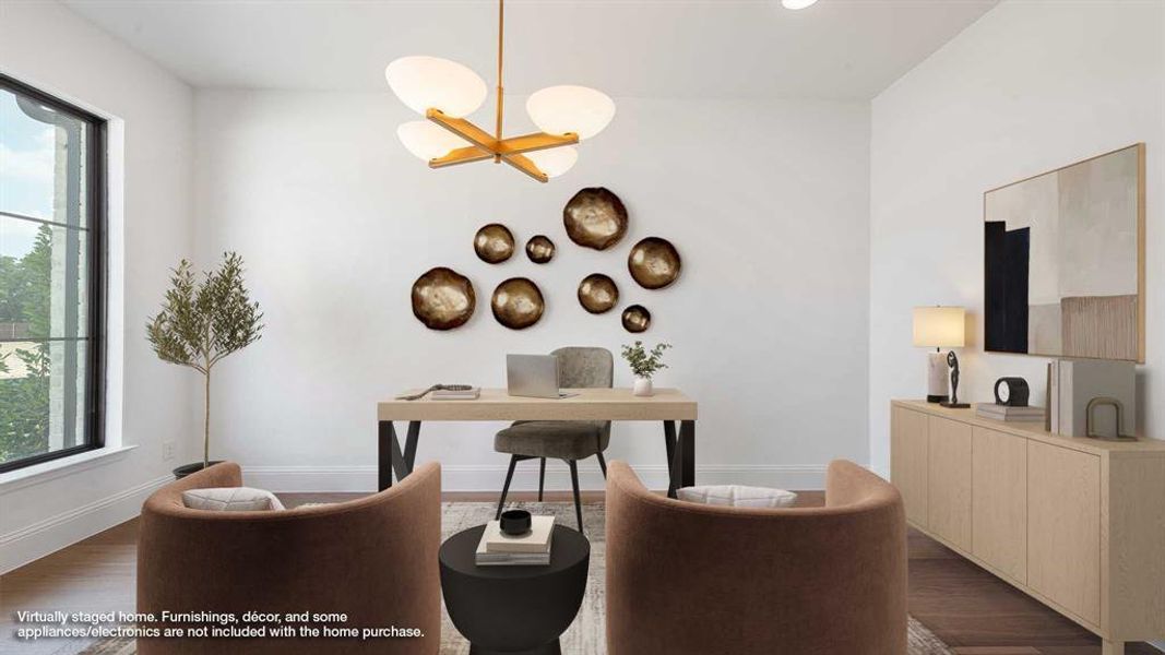 Furnished interior view inside a new home in Adkins Park 70', Hurst (Image 8).