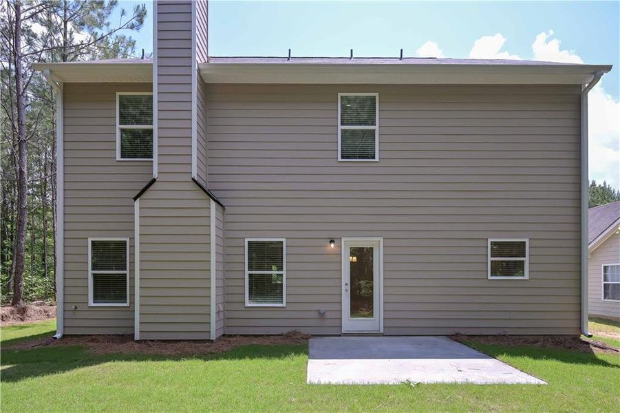 Front exterior of a new home in , Villa Rica, GA, highlighting curb appeal (Image 11).
