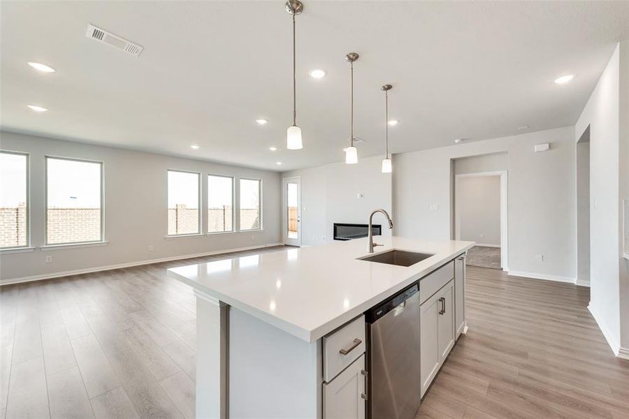 Furnished interior view inside a new home in Sutton Fields, Celina (Image 6).