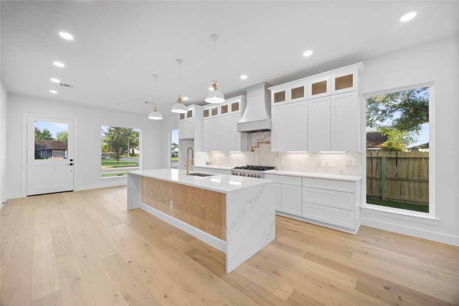 Furnished interior view inside a new home in , Houston (Image 10).