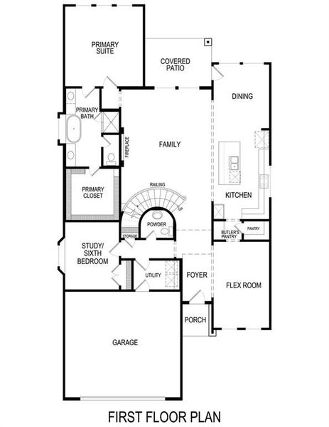 Columbia F First Floor Plan Columbia F First Floor Plan