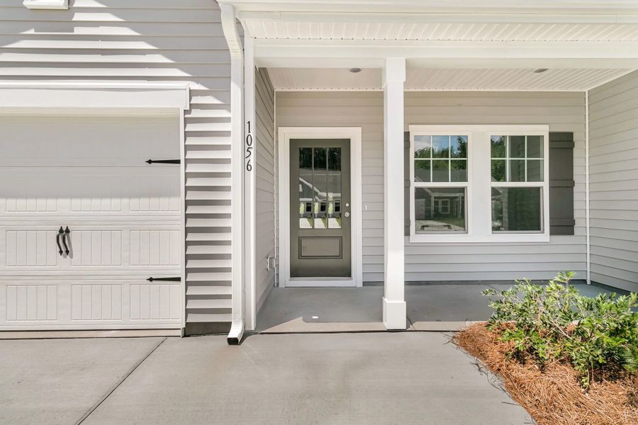 Exterior details and patio area of a home in Hammock Walk at Nexton, Summerville (Image 3).