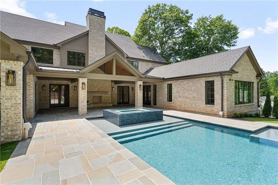 Exterior details and patio area of a home in , Atlanta (Image 23).