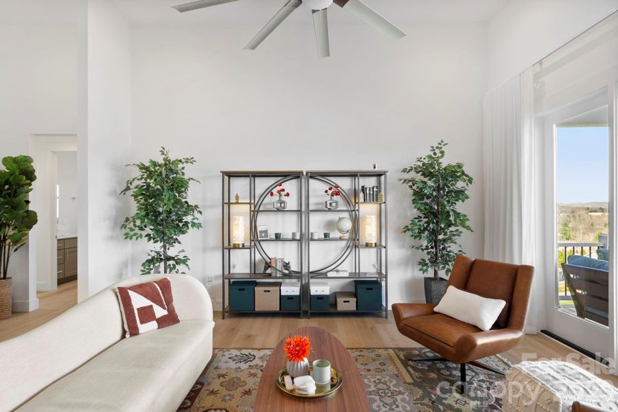 Furnished interior view inside a new home in , Hendersonville (Image 12).