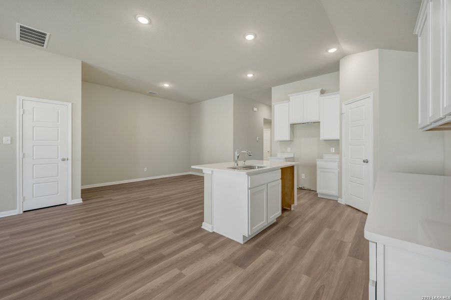 Furnished interior view inside a new home in Hunters Ranch, San Antonio (Image 10).