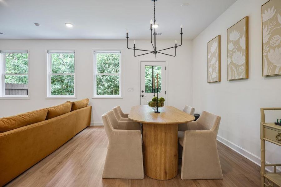 Furnished interior view inside a new home in , Kennesaw (Image 8).