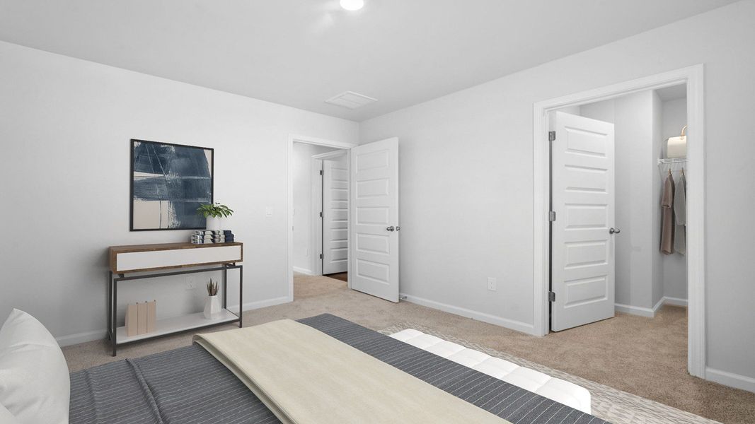 Furnished interior view inside a new home in The Retreat at East Argent, Ridgeland (Image 18).