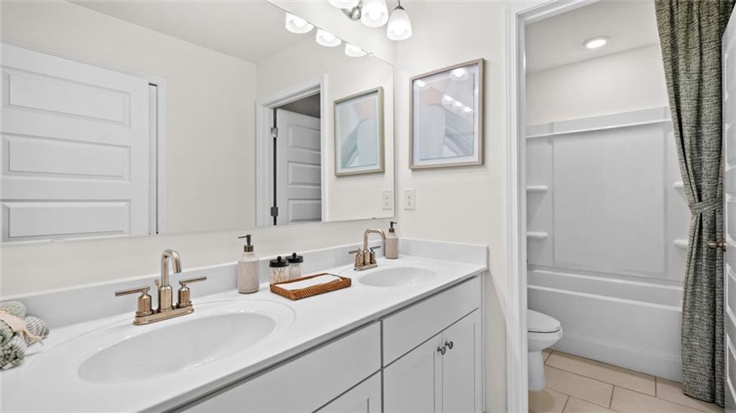 Furnished interior view inside a new home in Westland, Bogart (Image 15).