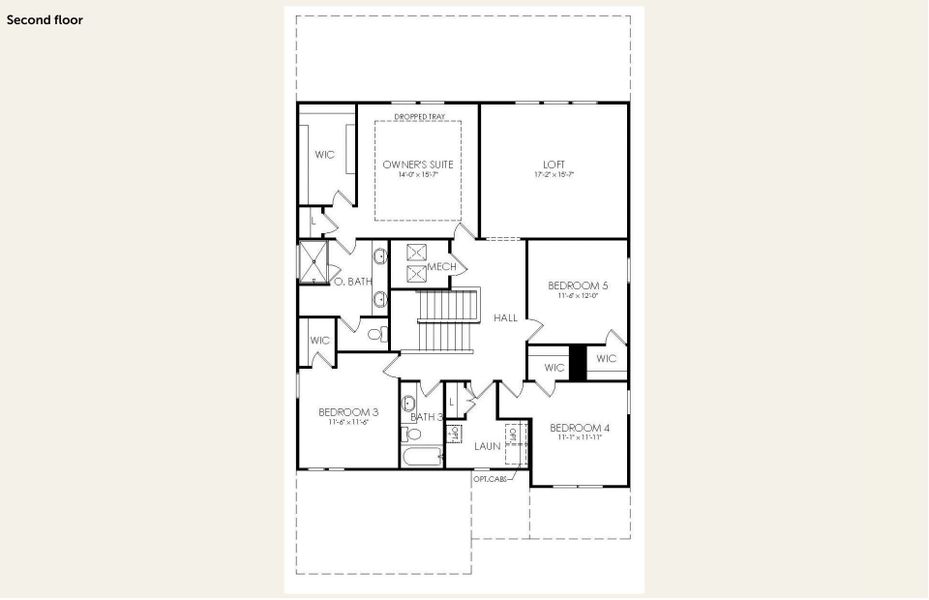 2D floor plan layout for the Yorkshire by Pulte Homes in Hollins Crest, Greer, SC (Image 2). 2D floor plan layout for the Yorkshire by Pulte Homes in Hollins Crest, Greer, SC (Image 2).