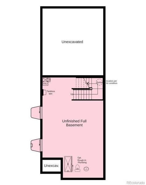 Structural options added include: unfinished basement