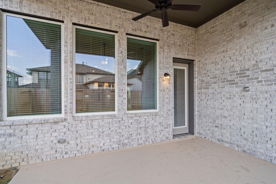 Exterior details and patio area of a home in Jubilee, Hockley (Image 4).