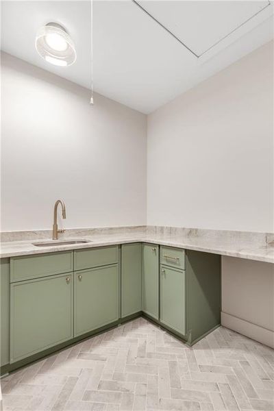 Furnished interior view inside a new home in , Atlanta (Image 9).