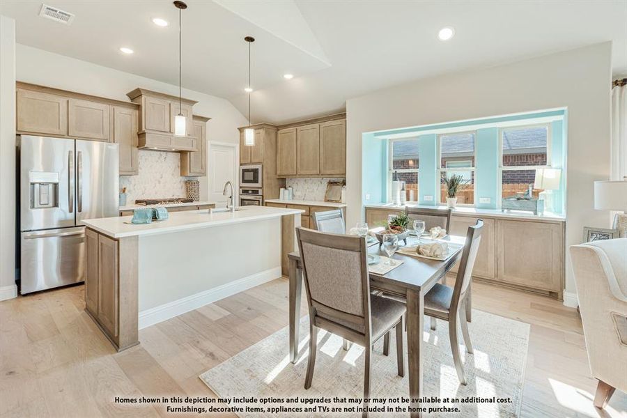 Furnished interior view inside a new home in Parks at Panchasarp Farms, Burleson (Image 11). Furnished interior view inside a new home in Parks at Panchasarp Farms, Burleson (Image 11).