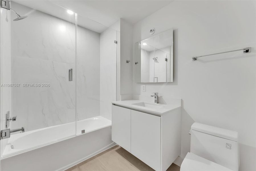 Furnished interior view inside a new home in Aria Reserve, Miami (Image 11).