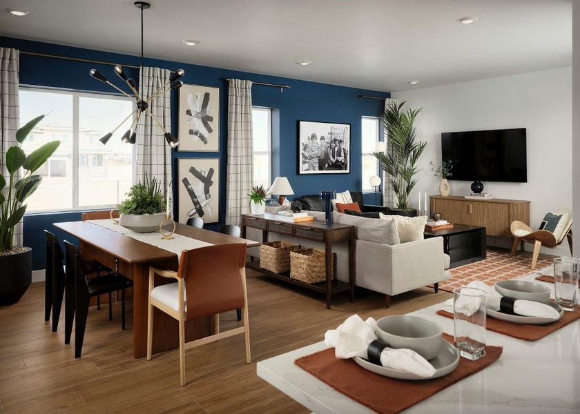 Representative furnished interior of a home built from the 2803 by Tri Pointe Homes in Painted Prairie, Aurora (Image 31).