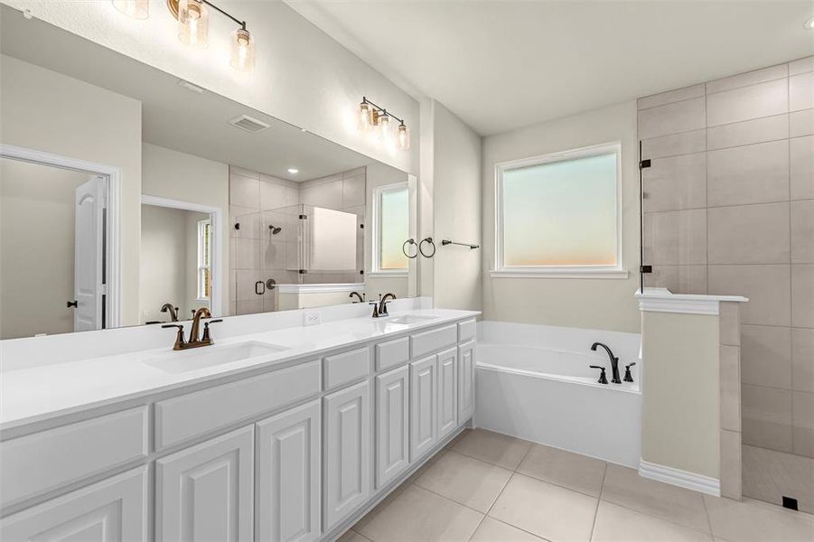 Furnished interior view inside a new home in Morningstar, Aledo (Image 7).