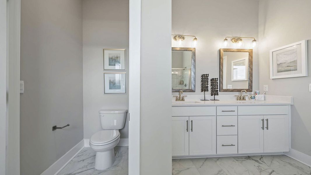 Furnished interior view inside a new home in Cottonwood Ridge, Piedmont (Image 29).