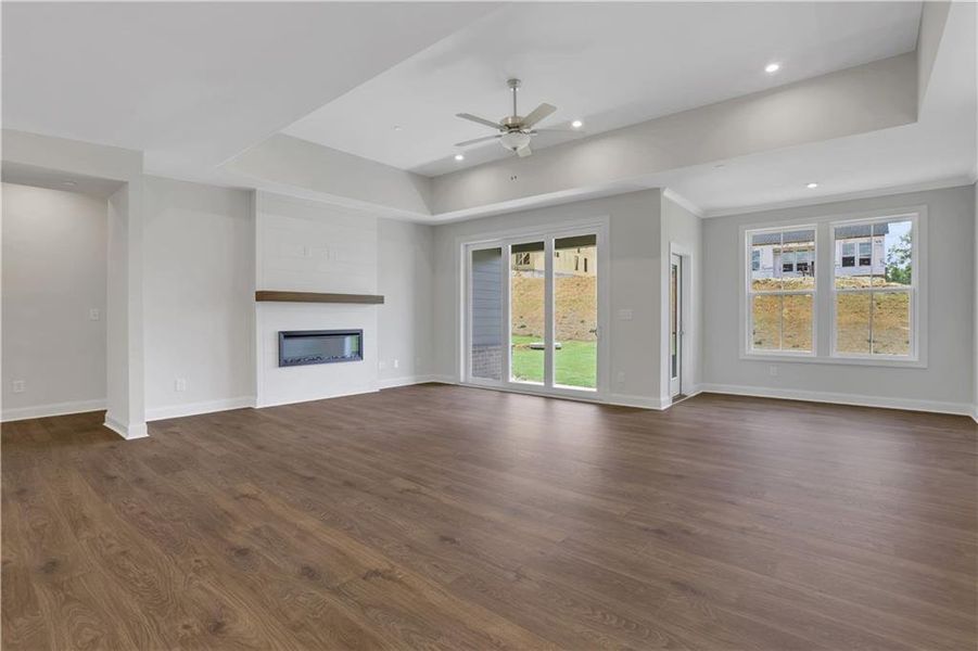 Spacious, unfurnished interior of a new home in Gatherings® at GreenHouse, Marietta (Image 20).