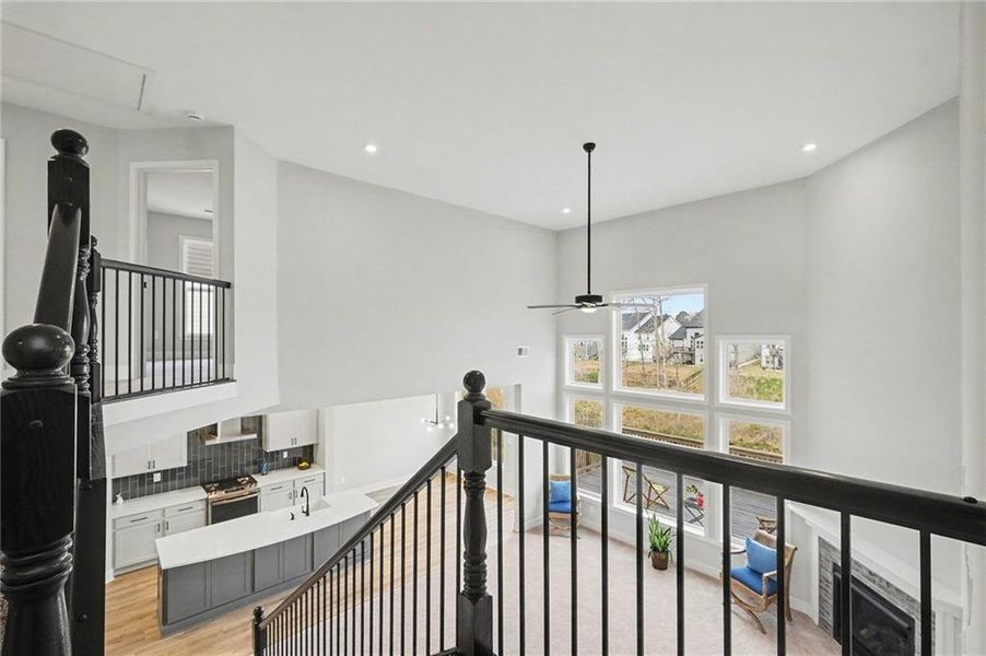 Furnished interior view inside a new home in , Hoschton (Image 10).