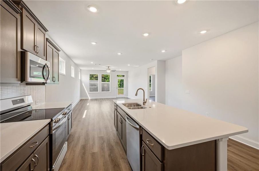 Furnished interior view inside a new home in Harmony Walk, Cartersville (Image 14).
