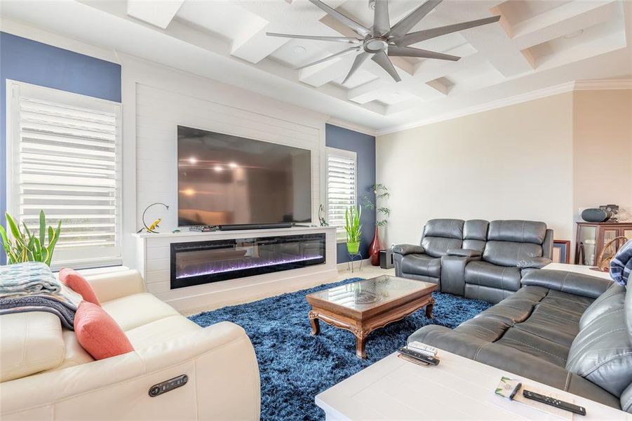 Furnished interior view inside a new home in , Palm Coast (Image 37).