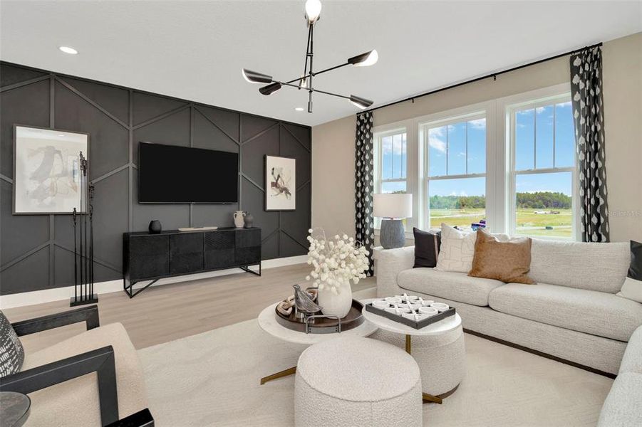 Furnished interior view inside a new home in Primrose at Longleaf, New Port Richey (Image 35).