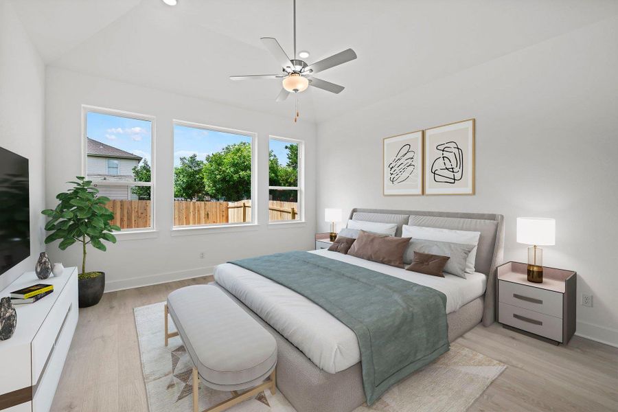 Primary Bedroom - Virtually Staged