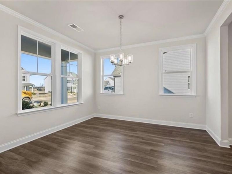 Spacious, unfurnished interior of a new home in Wehunt Meadows, Hoschton (Image 18).