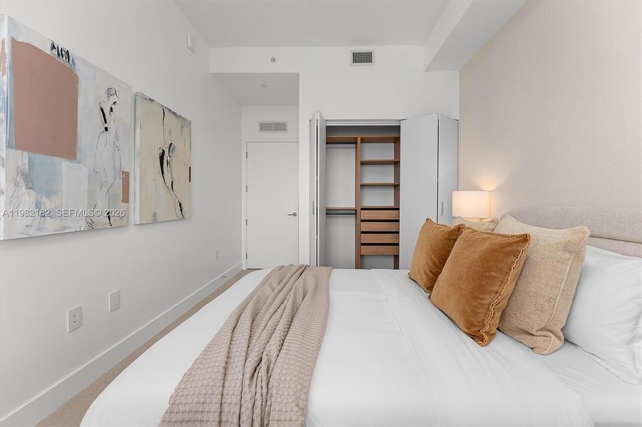 Furnished interior view inside a new home in , Miami (Image 8).