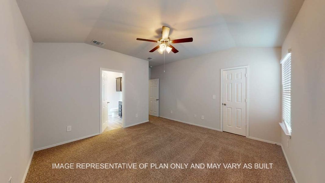 Spacious, unfurnished interior of a new home in Three Creeks - Colt Creek, Belton (Image 16).