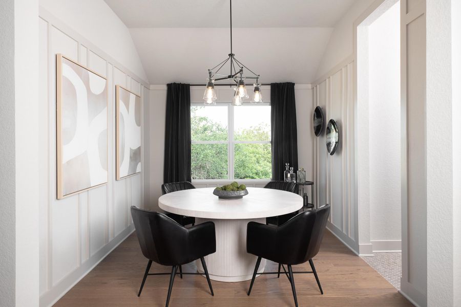 Representative furnished interior of a home built from the Comal by Ashton Woods in The Heritage at Saddlebrook Ranch 70's, Schertz (Image 5).