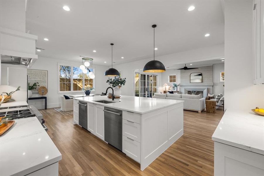 Furnished interior view inside a new home in , Dallas (Image 15). Furnished interior view inside a new home in , Dallas (Image 15).