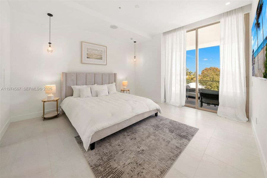 Furnished interior view inside a new home in , Delray Beach (Image 16). Furnished interior view inside a new home in , Delray Beach (Image 16).