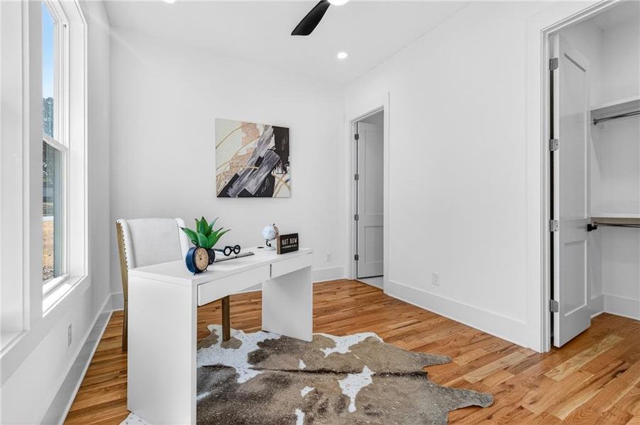 Furnished interior view inside a new home in , Atlanta (Image 36).