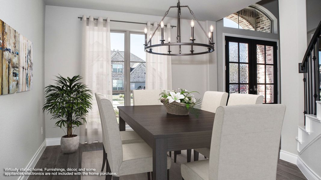 Representative furnished interior of a home built from the 3798W by Perry Homes in Valencia, Manvel (Image 6).