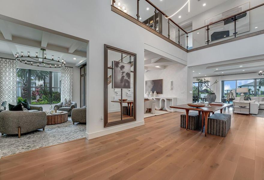 Furnished interior view inside a new home in Apex at Avenir, Palm Beach Gardens (Image 13).