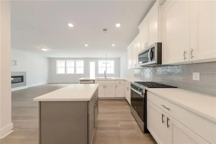 Furnished interior view inside a new home in , Marietta (Image 6).