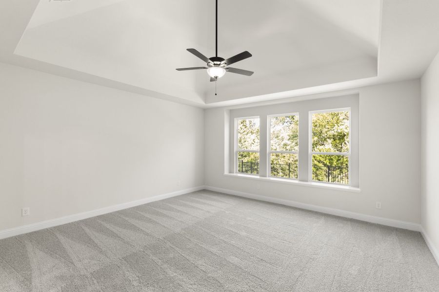 Representative unfurnished interior of a home built from the Preston by Pacesetter Homes in Park Hills, Rockwall (Image 16).