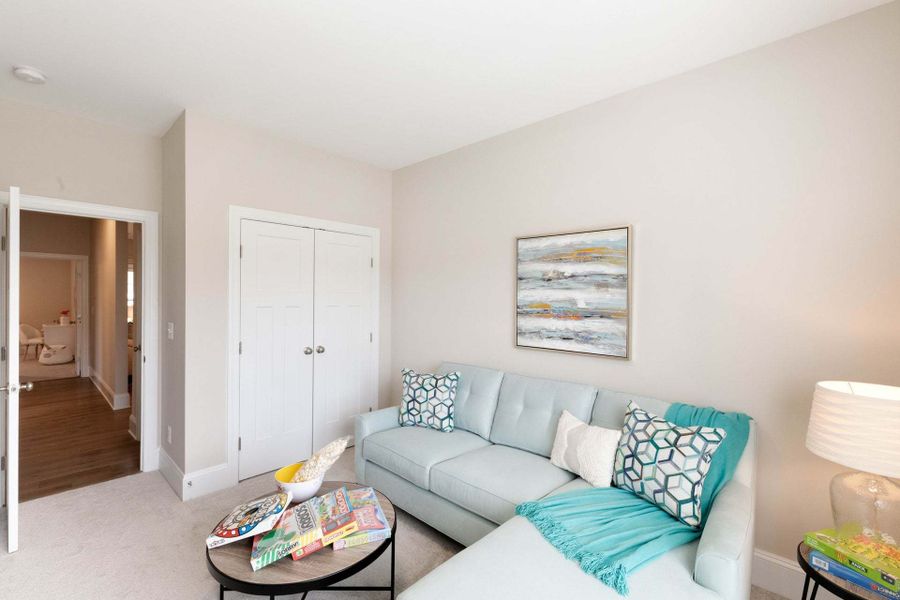 Representative furnished interior of a home built from the Carver by Caviness & Cates Communities in Maggie Way, Wendell (Image 128).