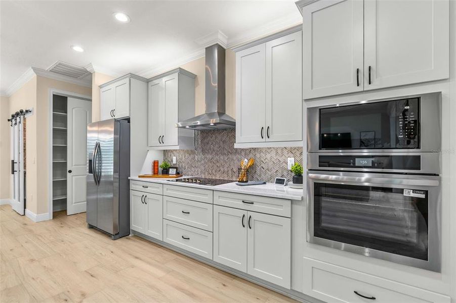 Furnished interior view inside a new home in , Beverly Hills (Image 10).