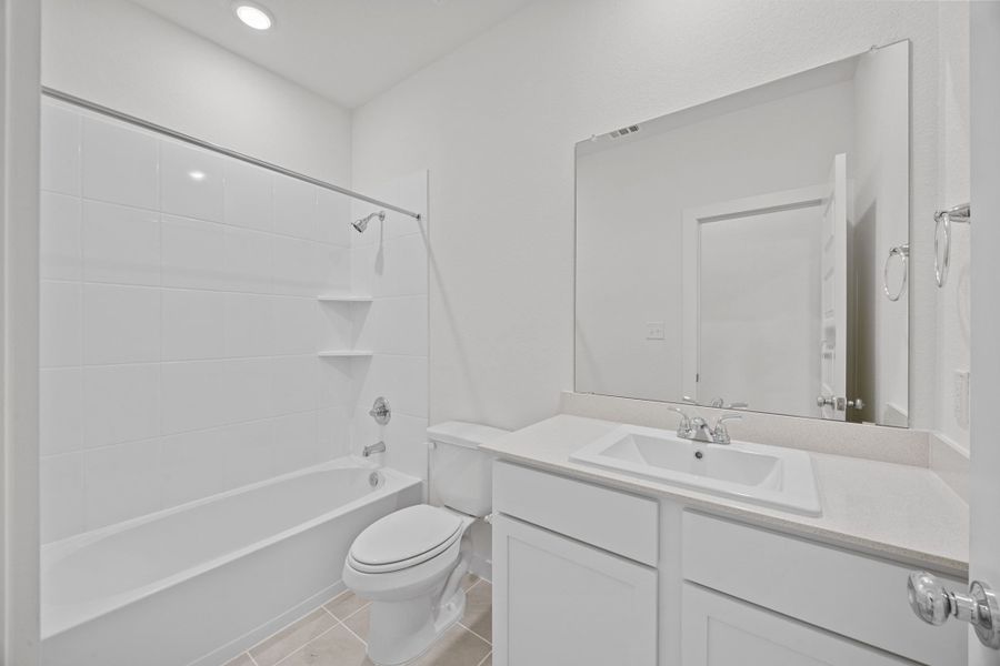 Furnished interior view inside a new home in Prairie Winds, Hutto (Image 12).