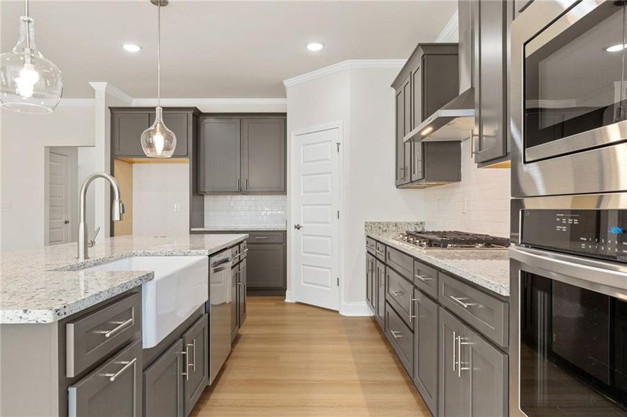 Furnished interior view inside a new home in Cooper's Walk, Loganville (Image 5).