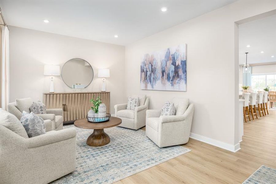 Furnished interior view inside a new home in Indigo Bay, Myrtle Beach (Image 3).