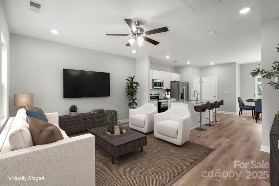 Furnished interior view inside a new home in , East Spencer (Image 10).